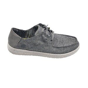 Skechers Melson Planon Shoes Mens Size 13 Gray Memory Foam‎ Canvas Shoes